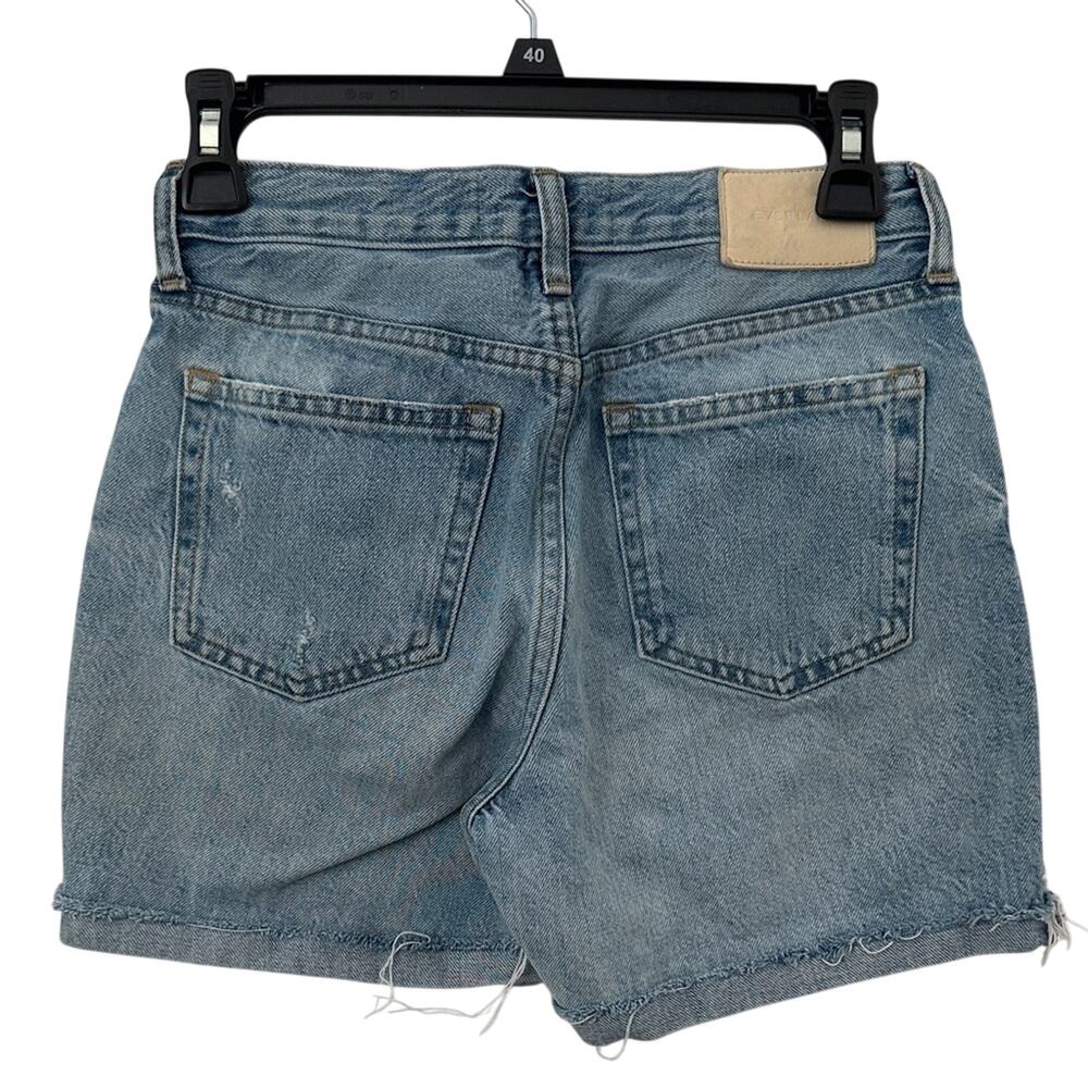 Everlane The Denim Short Womens 23 High Rise Organic Cotton Jean Shorts - Picture 6 of 8